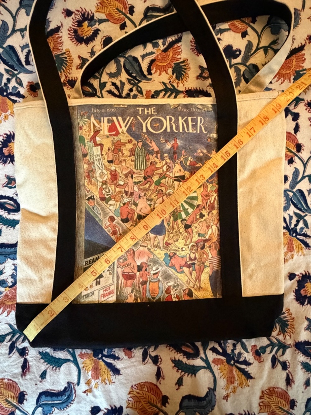 The New Yorker canvas tote bag NWOT - Picture 2 of 5